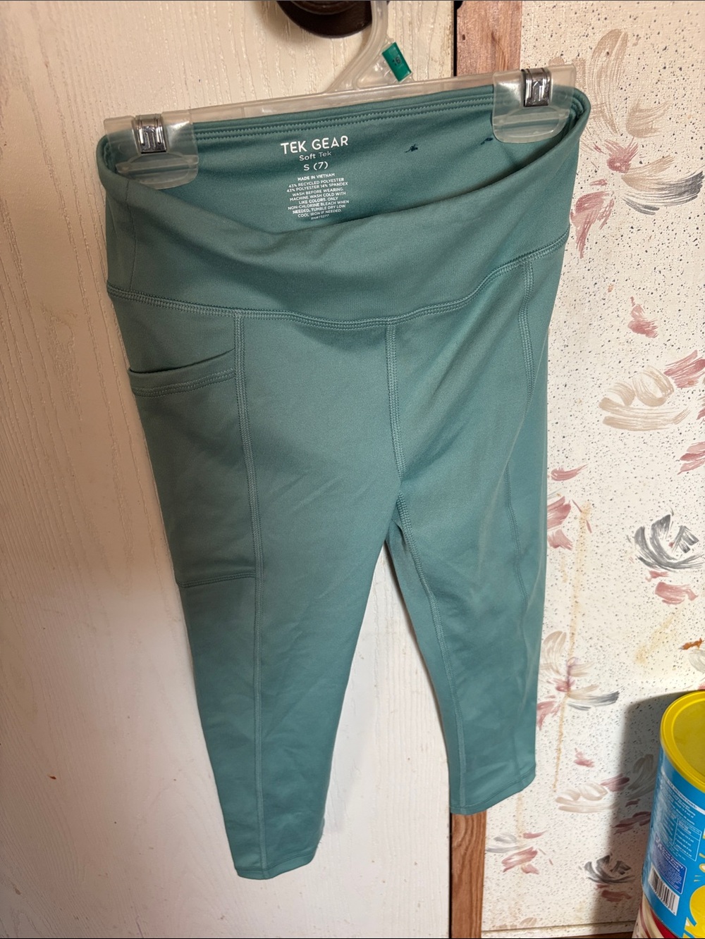 tek gear Teal Green Kids' Active Leggings with Side Pocket